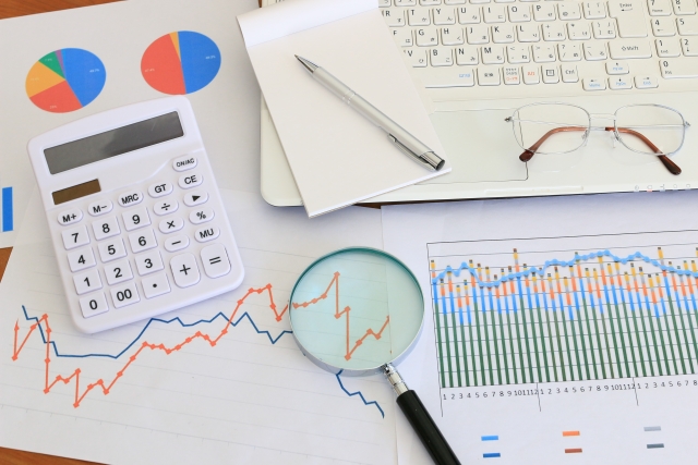 不動産価格の変動を表すグラフ