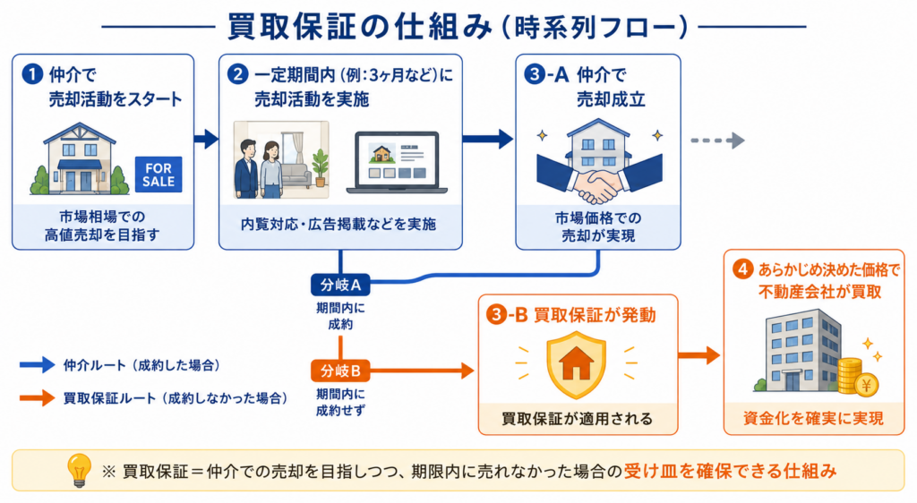 買取保証の仕組み